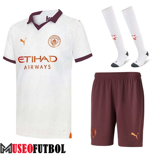 Camisetas Futbol Manchester City Segunda (Cortos + Calcetines) 2023/2024