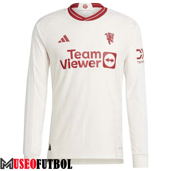 Camisetas De Futbol Manchester United Tercera Manga Larga 2023/2024