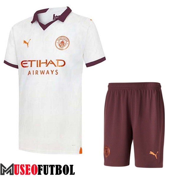 Camisetas De Futbol Manchester City Ninos Segunda 2023/2024