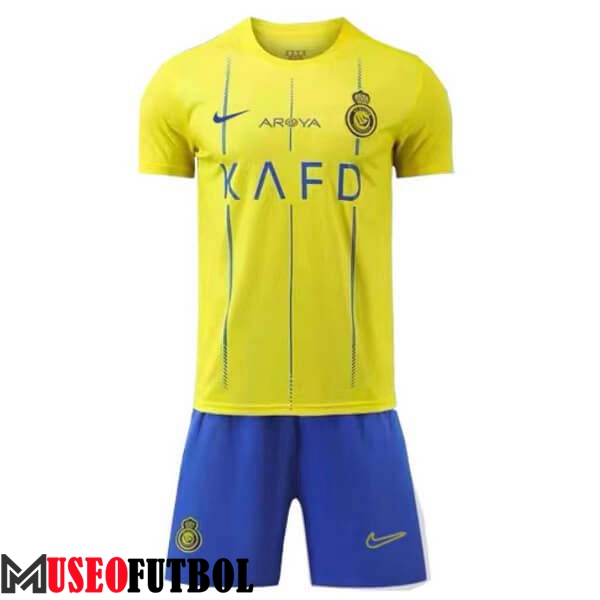 Camisetas De Futbol Al-Nassr Ninos Primera 2023/2024