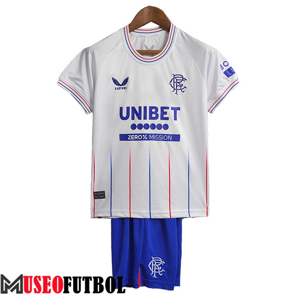 Camisetas De Futbol Rangers FC Ninos Segunda 2023/2024