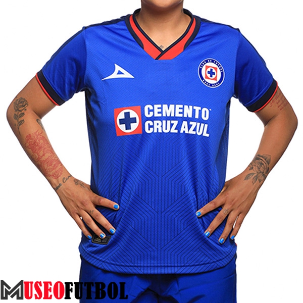 Camisetas De Futbol Cruz Azul Mujer Primera 2023/2024