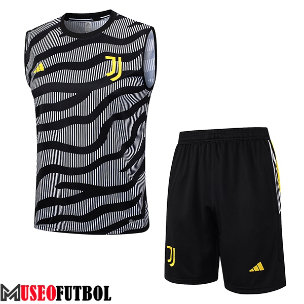 Camiseta Entrenamiento sin mangas + Cortos Juventus Gris 2023/2024