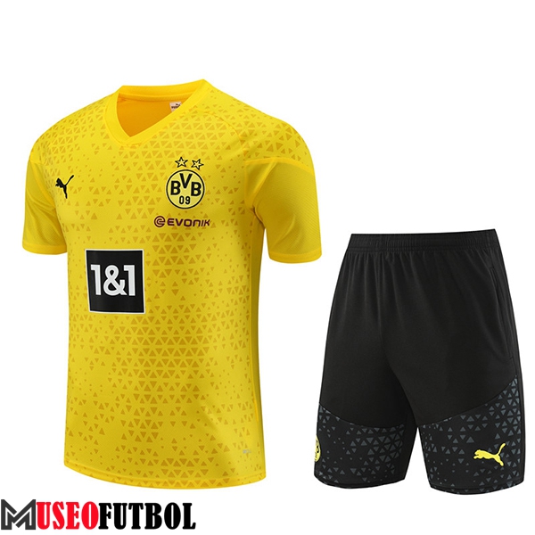 Camiseta Entrenamiento + Cortos Dortmund Amarillo 2023/2024 -02