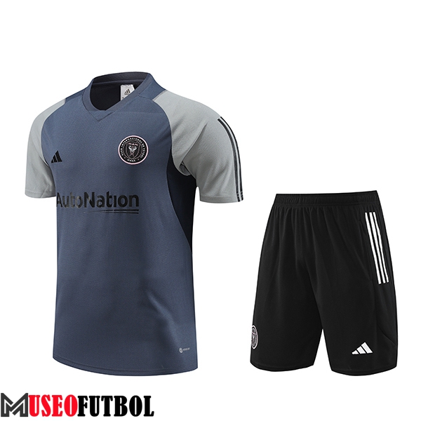 Camiseta Entrenamiento + Cortos Inter Miami CF Gris 2023/2024