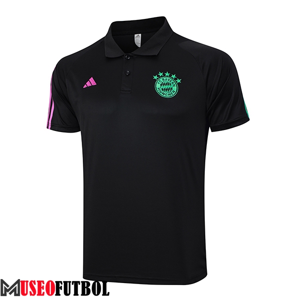 Camiseta Polo Bayern Munich Negro 2023/2024