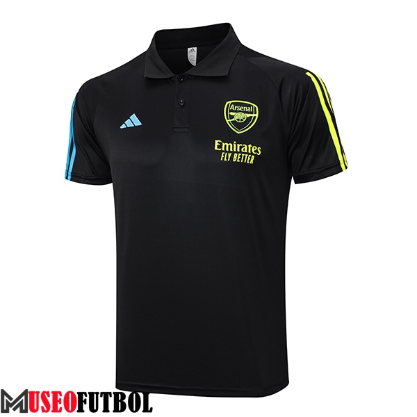 Camiseta Polo Arsenal Negro 2023/2024