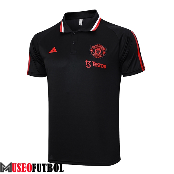 Camiseta Polo Manchester United Negro 2023/2024