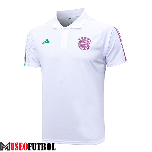 Camiseta Polo Bayern Munich Blanco 2023/2024