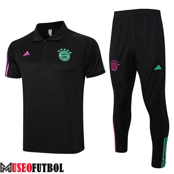 Camiseta Polo Bayern Munich Negro 2023/2024