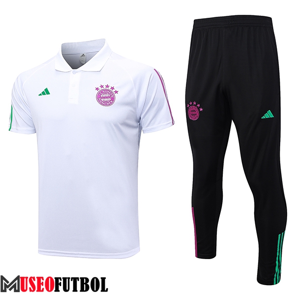 Camiseta Polo Bayern Munich Blanco 2023/2024