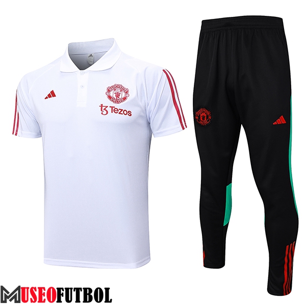 Camiseta Polo Manchester United Blanco 2023/2024 -02