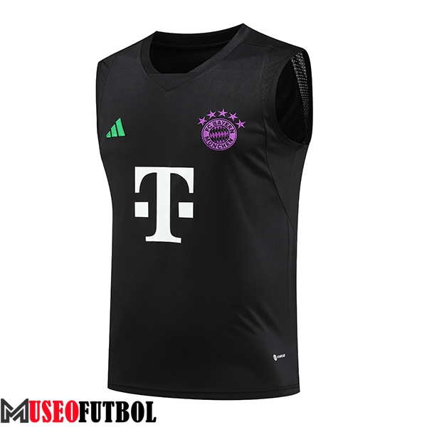 Chalecos De Futbol Bayern Munich Negro 2023/2024 -04