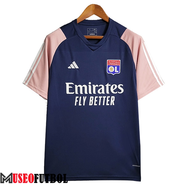 Camiseta Entrenamiento Lyon Azul marino 2023/2024