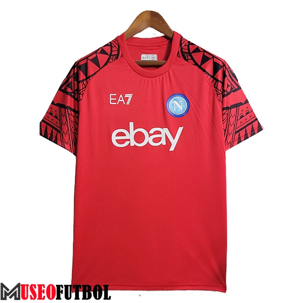 Camiseta Entrenamiento Naples Rojo 2023/2024