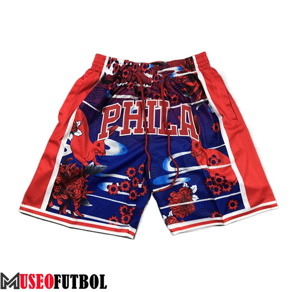 Cortos NBA Philadelphia 76ers 2023/24 Rojo/Azul