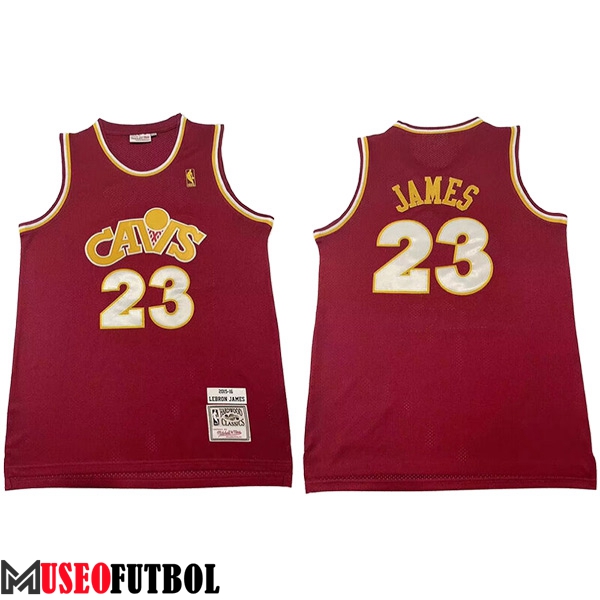 Camisetas Cleveland Cavaliers (JAMES #23) 2023/24 Rojo -02