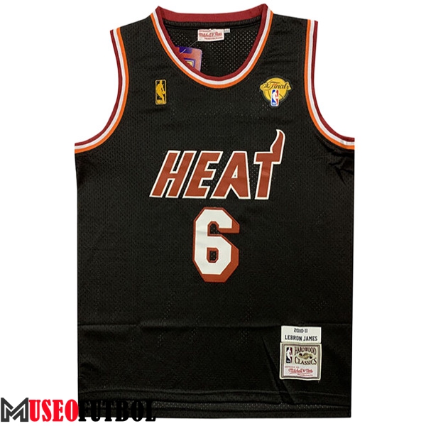 Camisetas Miami Heat (JAMES #6) 2023/24 Rojo -02