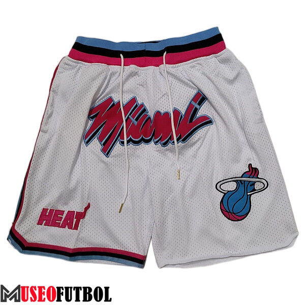 Cortos NBA Miami Heat 2023/24 Blanco