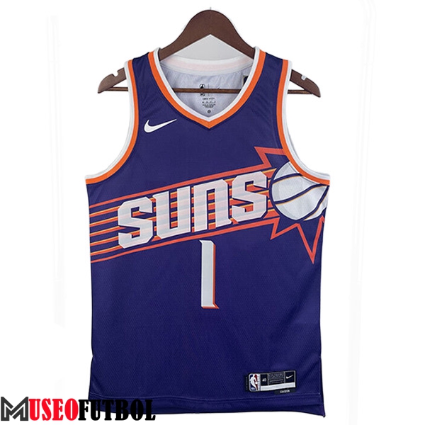 Camisetas Phoenix Suns (BOOKER #1) 2023/24 Violeta