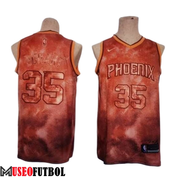 Camisetas Phoenix Suns (DURANT #35) 2023/24 Naranja