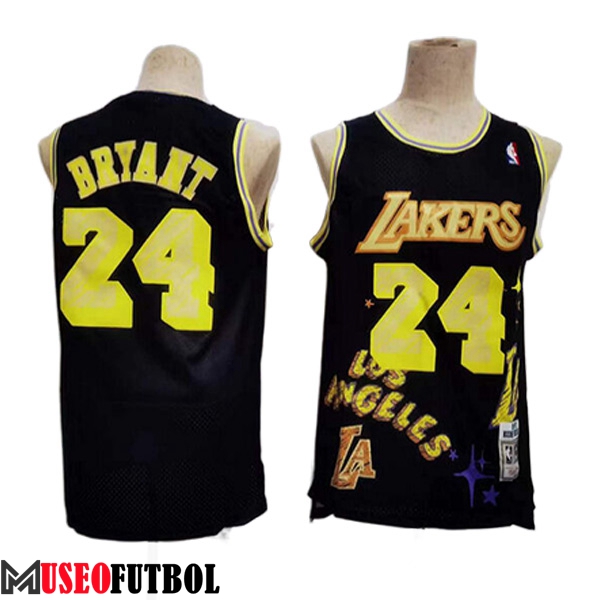 Camisetas Los Angeles Lakers (BRYANT #24) 2023/24 Negro