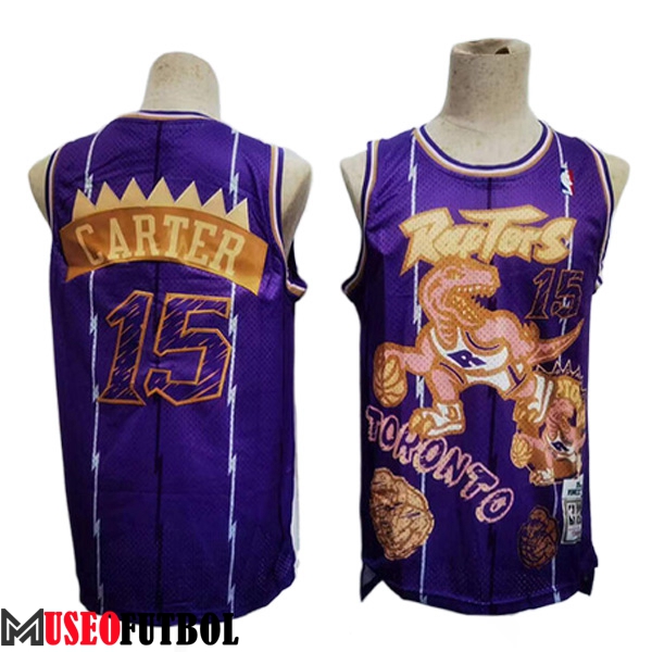 Camisetas Toronto Raptors (CARTER #15) 2023/24 Violeta