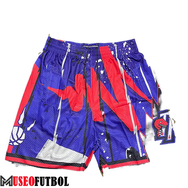 Cortos NBA Toronto Raptors 2023/24 Azul/Rojo