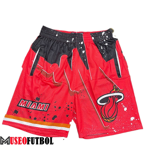 Cortos NBA Miami Heat 2023/24 Rojo