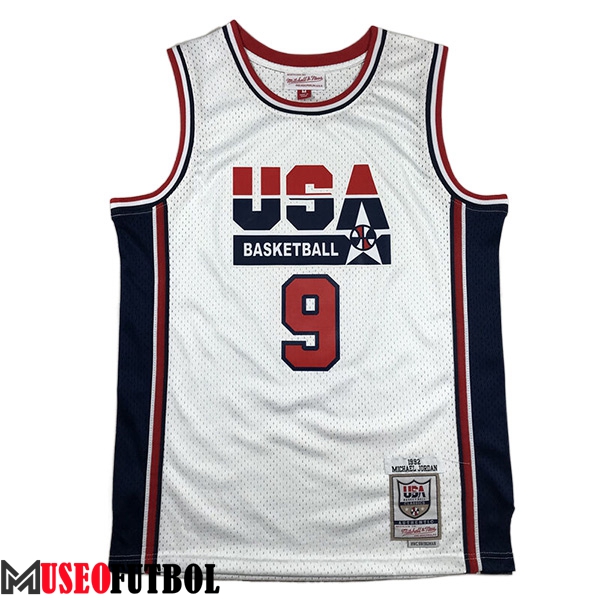 Camisetas USA (JOPDAN #9) 2023/24 Blanco