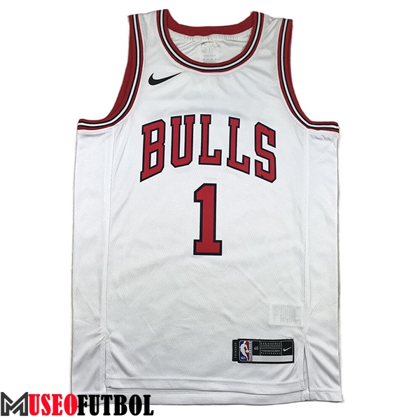 Camisetas Chicago Bulls (Rosa #1) 2023/24 Blanco