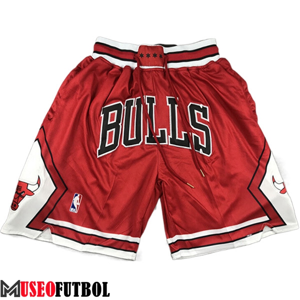 Cortos NBA Chicago Bulls 2023/24 Rojo