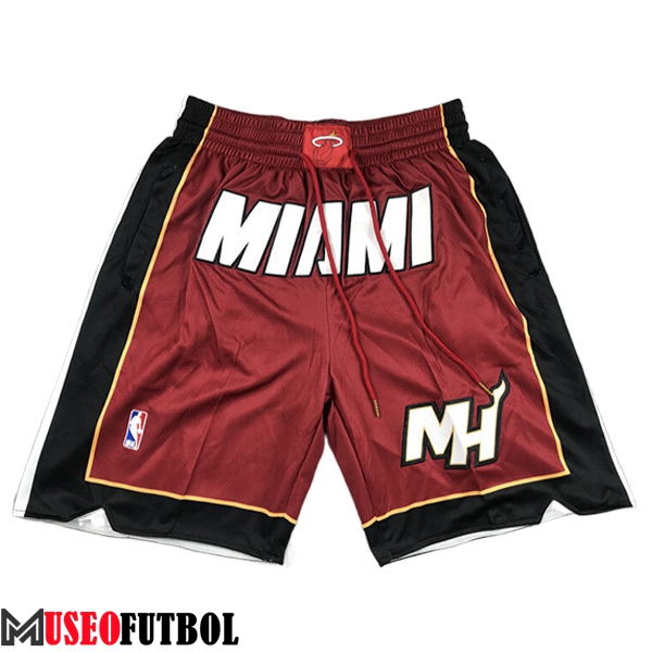 Cortos NBA Miami Heat 2023/24 Rojo