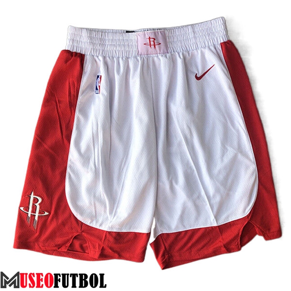 Cortos NBA Houston Rockets 2023/24 Rojo/Blanco