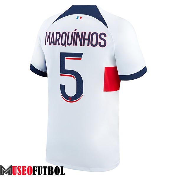 Camisetas De Futbol PSG (MARQUINHOS #5) 2023/2024 Segunda