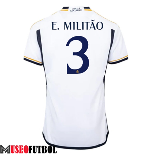 Camisetas De Futbol Real Madrid (E. MILITÃO #3) 2023/2024 Primera