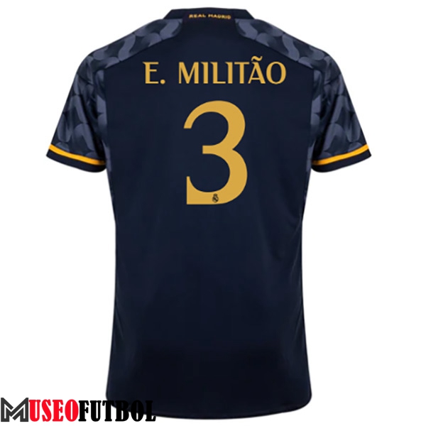 Camisetas De Futbol Real Madrid (E. MILITÃO #3) 2023/2024 Segunda