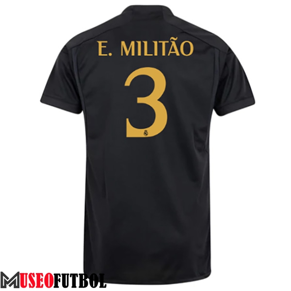 Camisetas De Futbol Real Madrid (E. MILITÃO #3) 2023/2024 Tercera