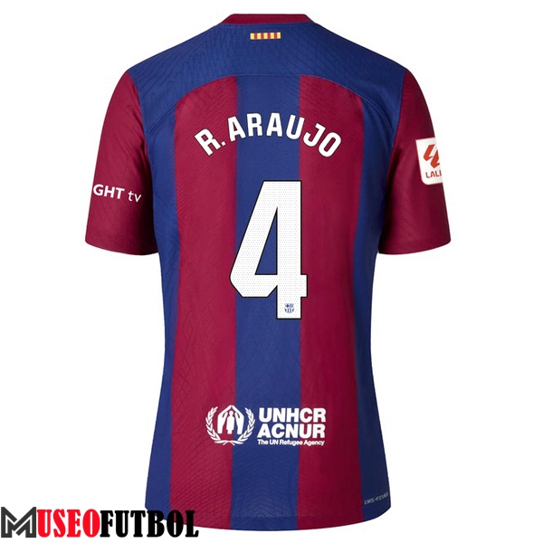 Camisetas De Futbol Barcelona (R. ARAUJO #4) 2023/2024 Primera