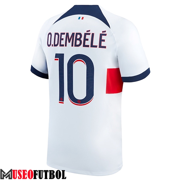 Camisetas De Futbol PSG (O.DEMBÉLÉ #10) 2023/2024 Segunda