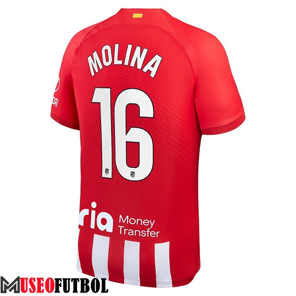 Camisetas De Futbol Atletico Madrid (NAHUEL MOLINA #16) 2023/2024 Primera