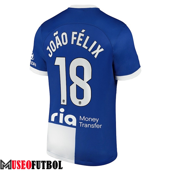 Camisetas De Futbol Atletico Madrid (JOÃO FÉLIX #18) 2023/2024 Segunda