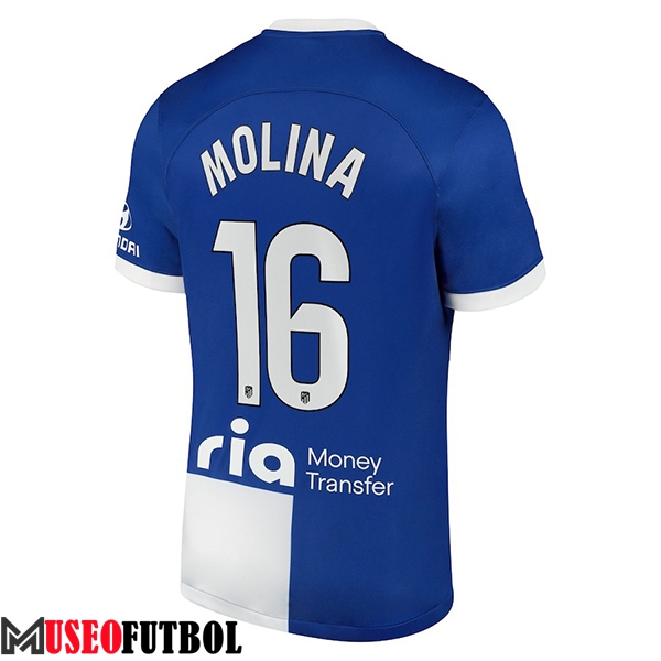 Camisetas De Futbol Atletico Madrid (NAHUEL MOLINA #16) 2023/2024 Segunda