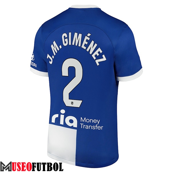 Camisetas De Futbol Atletico Madrid (J.M. GIMÉNEZ #2) 2023/2024 Segunda