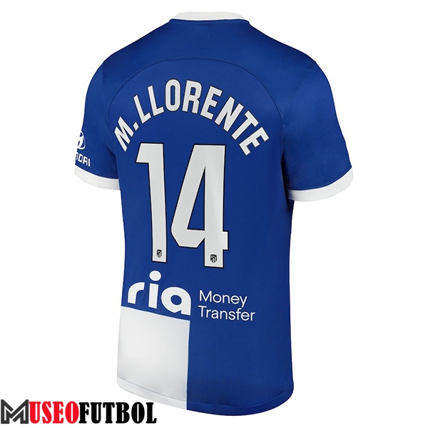 Camisetas De Futbol Atletico Madrid (M. LLORENTE #14) 2023/2024 Segunda