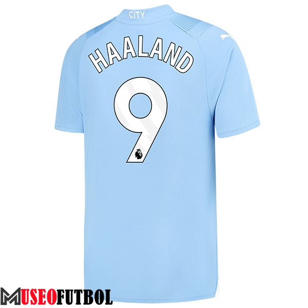 Camisetas De Futbol Manchester City (HAALAND #9) 2023/2024 Primera