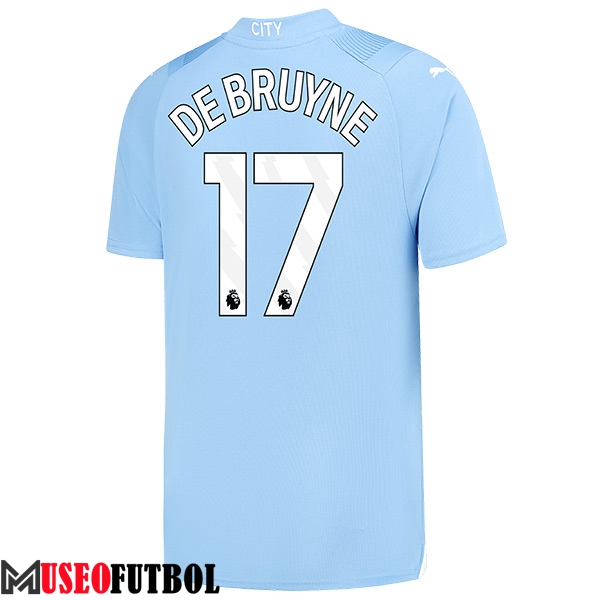 Camisetas De Futbol Manchester City (DE BRUYNE #17) 2023/2024 Primera