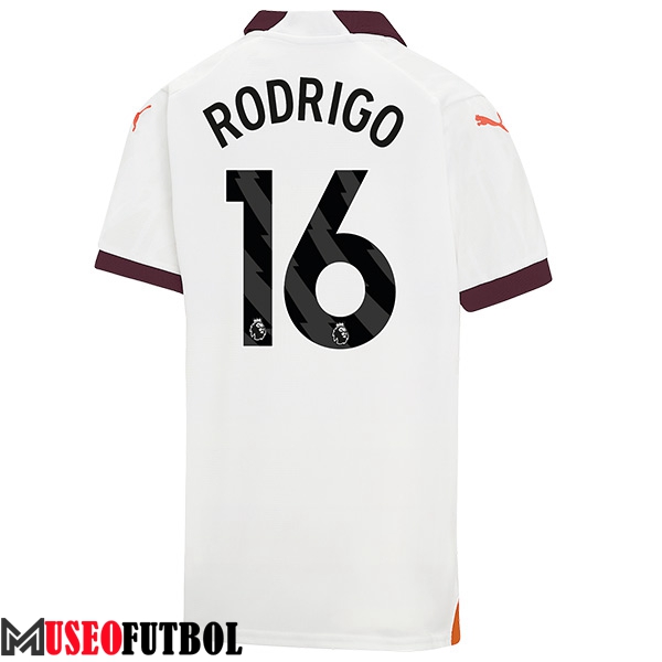 Camisetas De Futbol Manchester City (RODRIGO #16) 2023/2024 Segunda