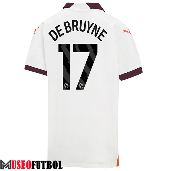 Camisetas De Futbol Manchester City (DE BRUYNE #17) 2023/2024 Segunda