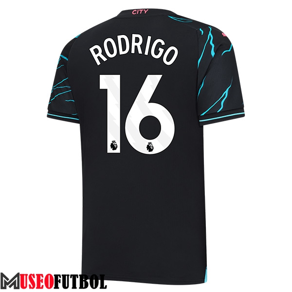 Camisetas De Futbol Manchester City (RODRIGO #16) 2023/2024 Tercera